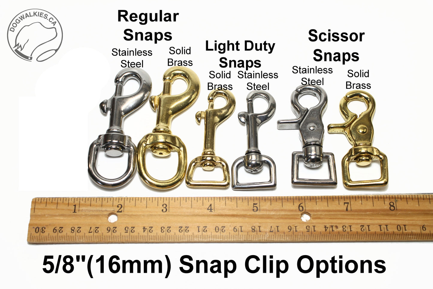 Convertible Waterproof Leash in Genuine Biothane - 16mm (5/8") width - 39 colours