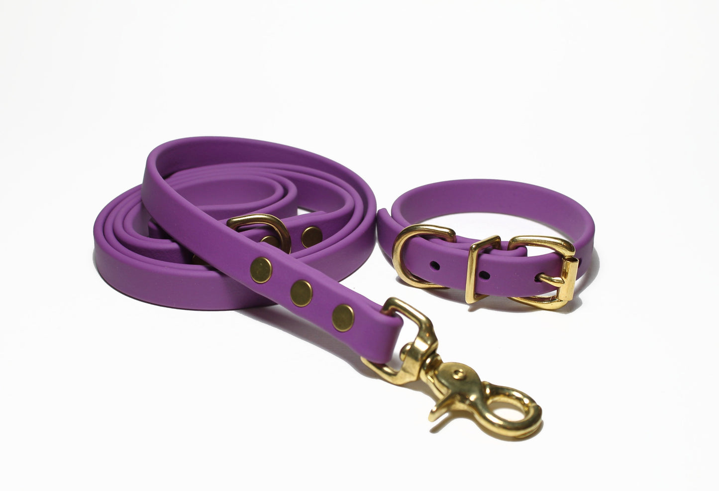 Grape Biothane Dog Collar - 5/8"(16mm) wide