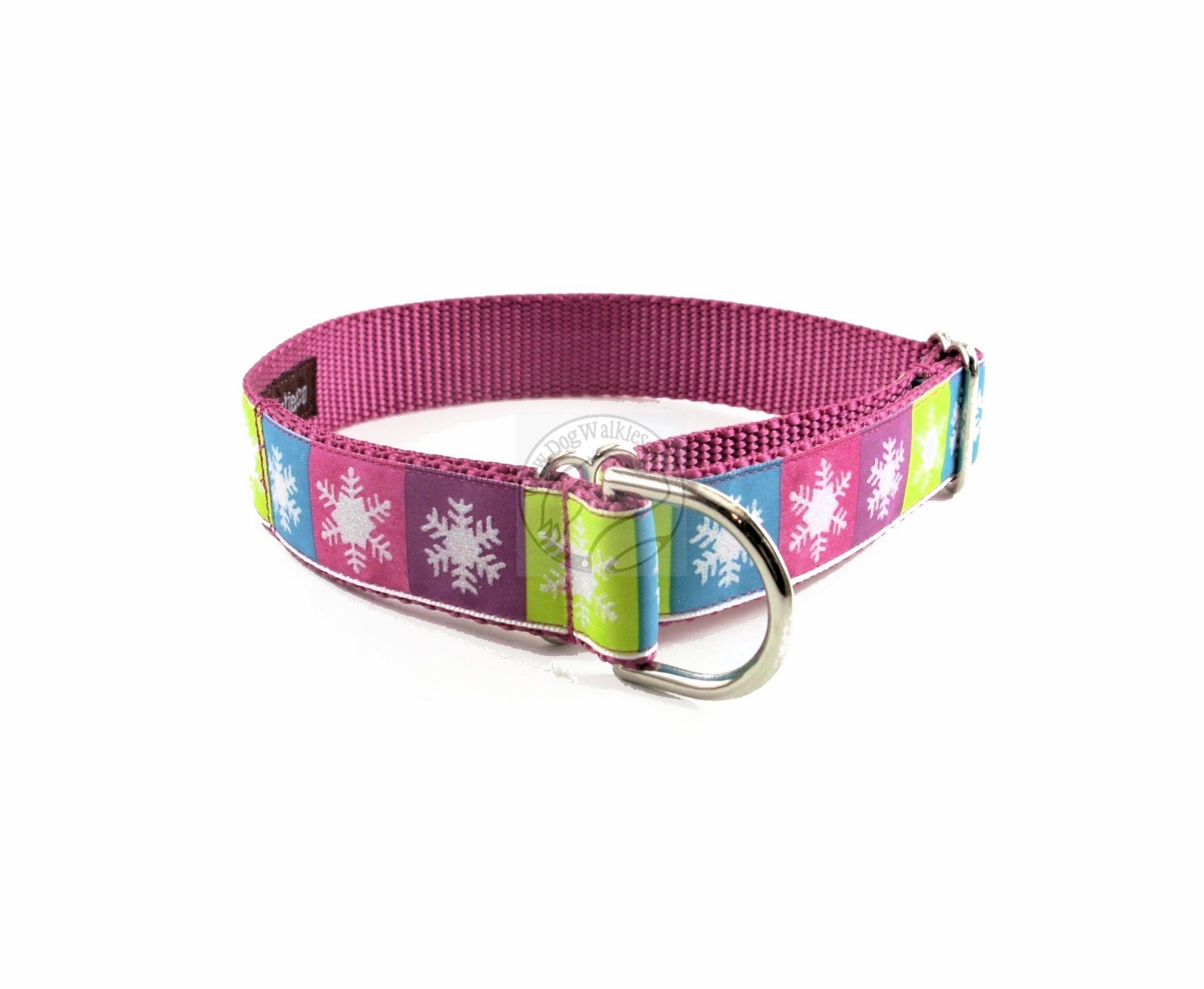 Retro Christmas - nylon dog collar