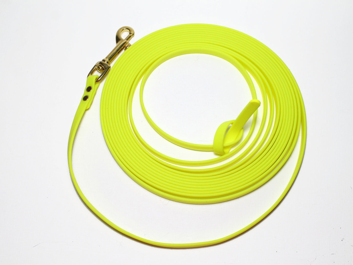 Lighter Weight Waterproof leashes - leash for cats - tracking recall long line - 3/8" (9mm) Biothane