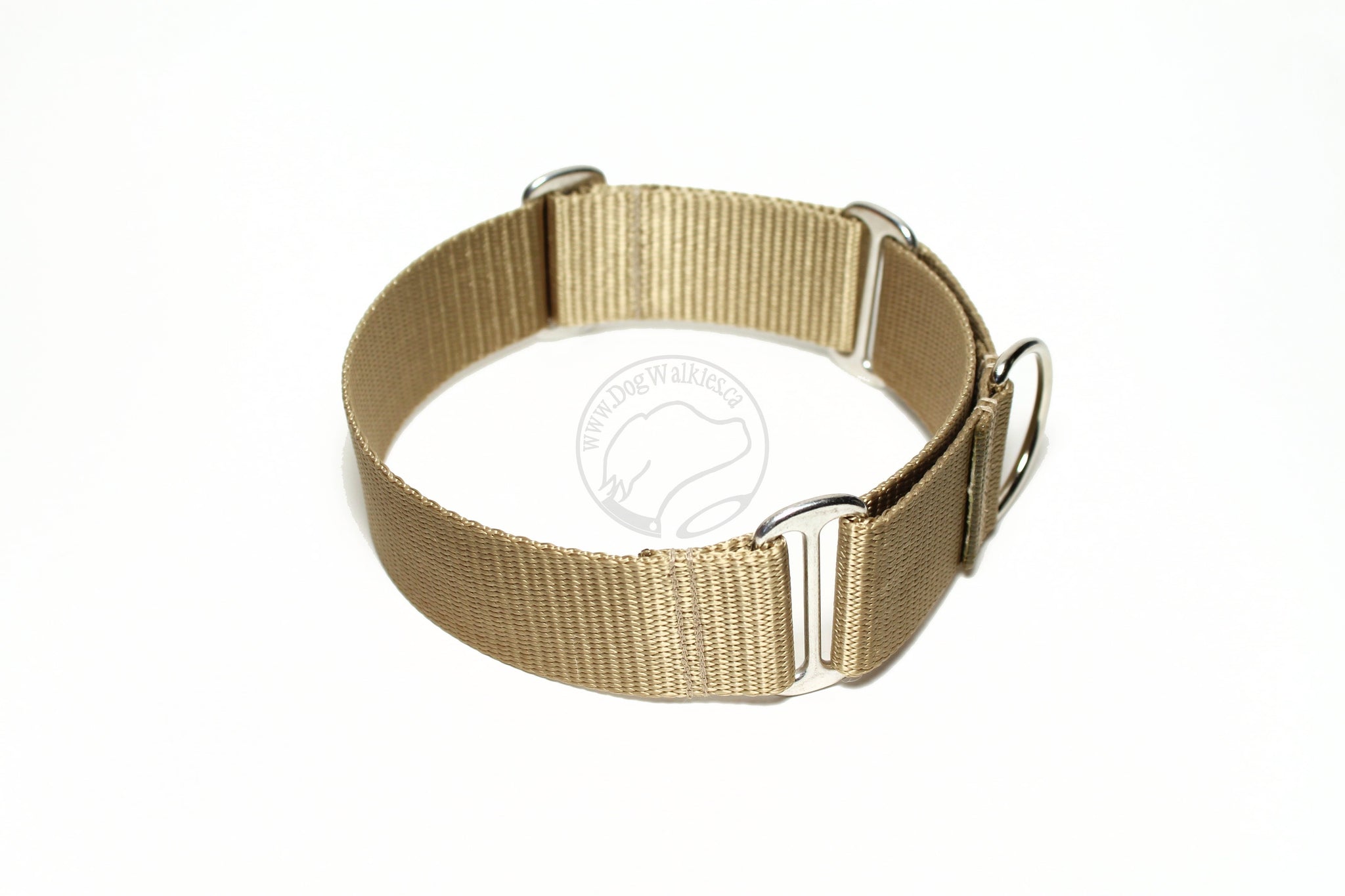 Wide Martingale Dog Collar 1.5" (38mm); Simple - Elegant - Strong