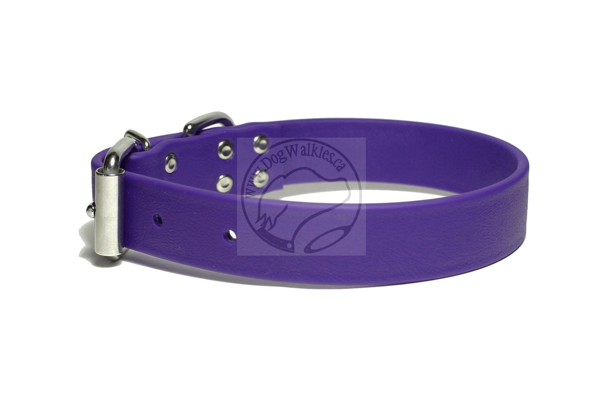 Royal Purple Biothane Dog Collar - 1 inch (25mm) wide