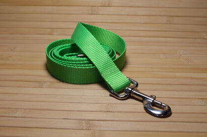 Nylon Dog Leash; Simple - Elegant - Strong; Regular Plain Leash; 1" (25mm) wide