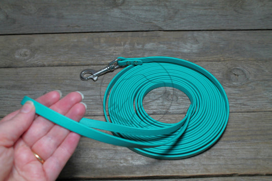 Teal *Extra Thin* Waterproof Tracking Recall Long Line