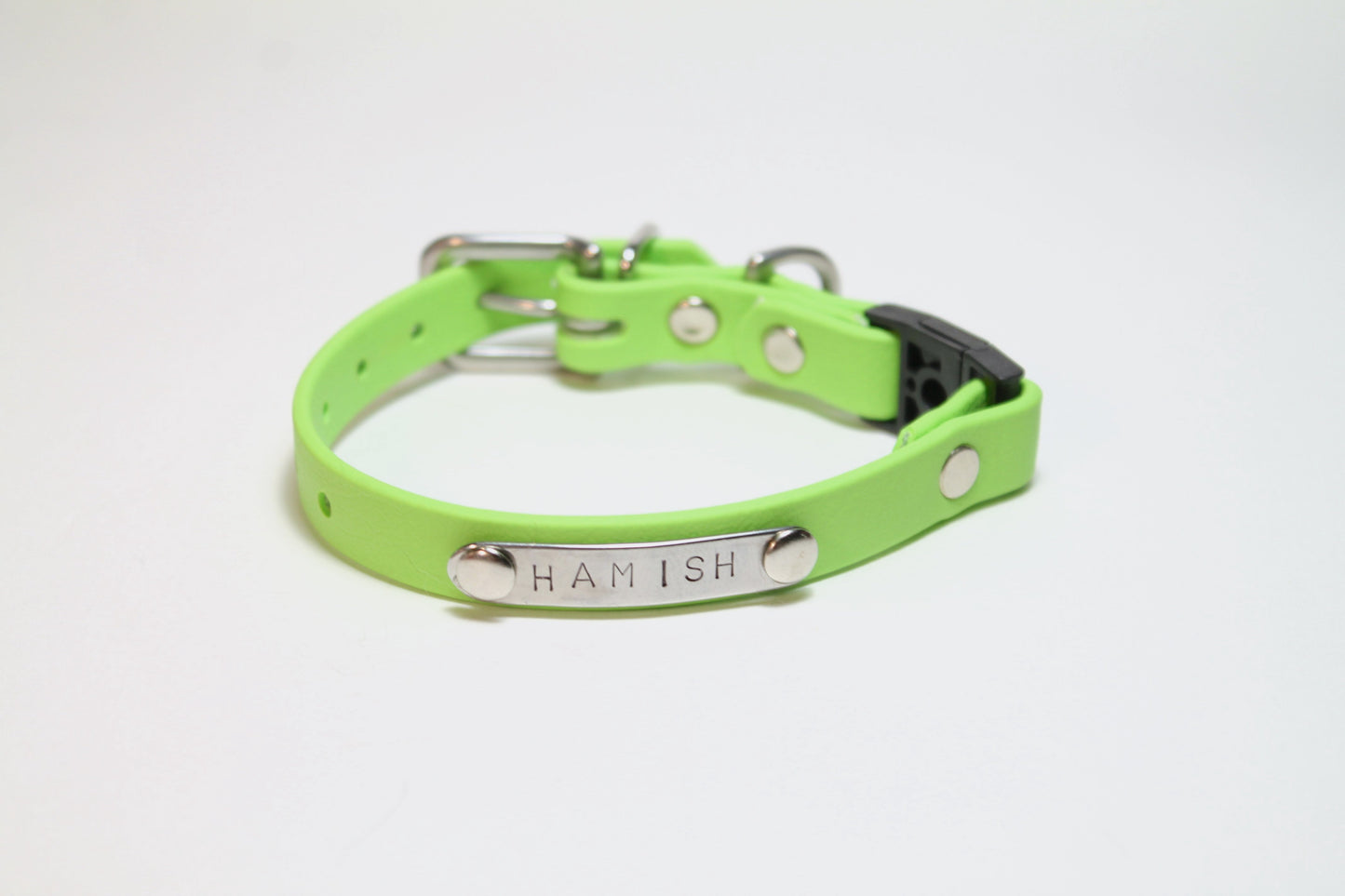 Breakaway Cat Collar Biothane Collar - 1/2" (12mm) wide - all colours