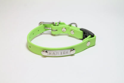 Breakaway Cat Collar Biothane Collar - 1/2" (12mm) wide - all colours