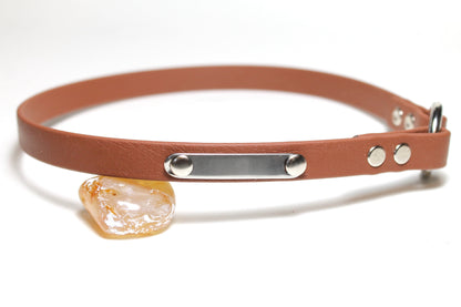 Simple Tag Dog Collar in Genuine Biothane - 12mm (1/2") width - O Ring Collar