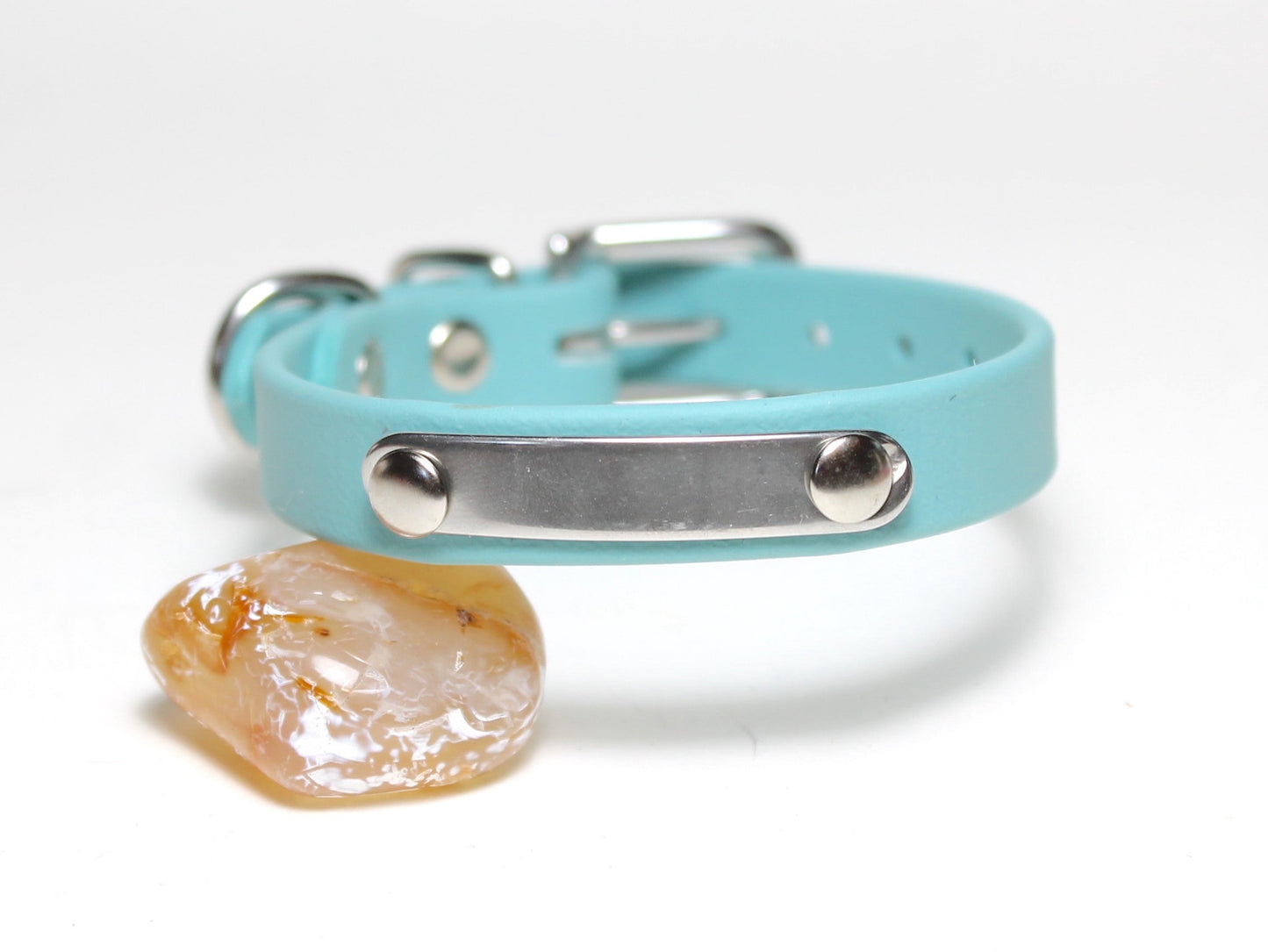 Cat Collar Non-Breakaway Biothane Collar - 1/2" (12mm) wide - all 39 colours