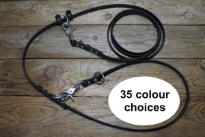 Convertible Waterproof Leash in Genuine Biothane - Lighter 12mm (1/2") width