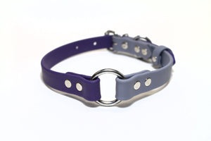 Biothane Two Tone o-Ring Dog Collar - Waterproof - 3/4"(20mm) wide - Collar with o-ring