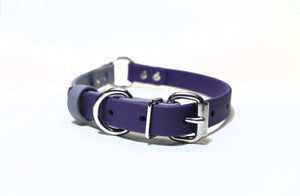 Biothane Two Tone o-Ring Dog Collar - Waterproof - 3/4"(20mm) wide - Collar with o-ring