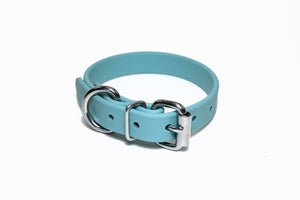 **NEW Dusty Turquoise Biothane Dog Collar - 3/4" (20mm) wide