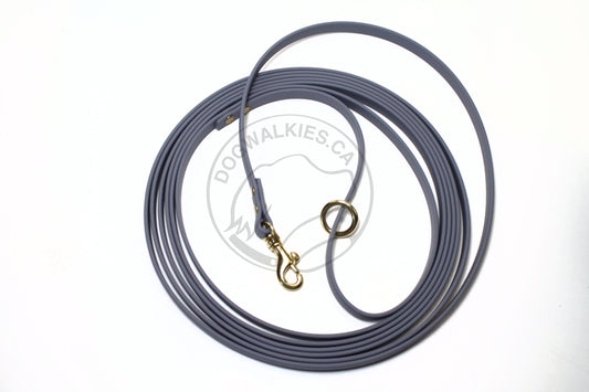 Stormy Grey *Extra Thin* Waterproof Tracking Recall Long Line