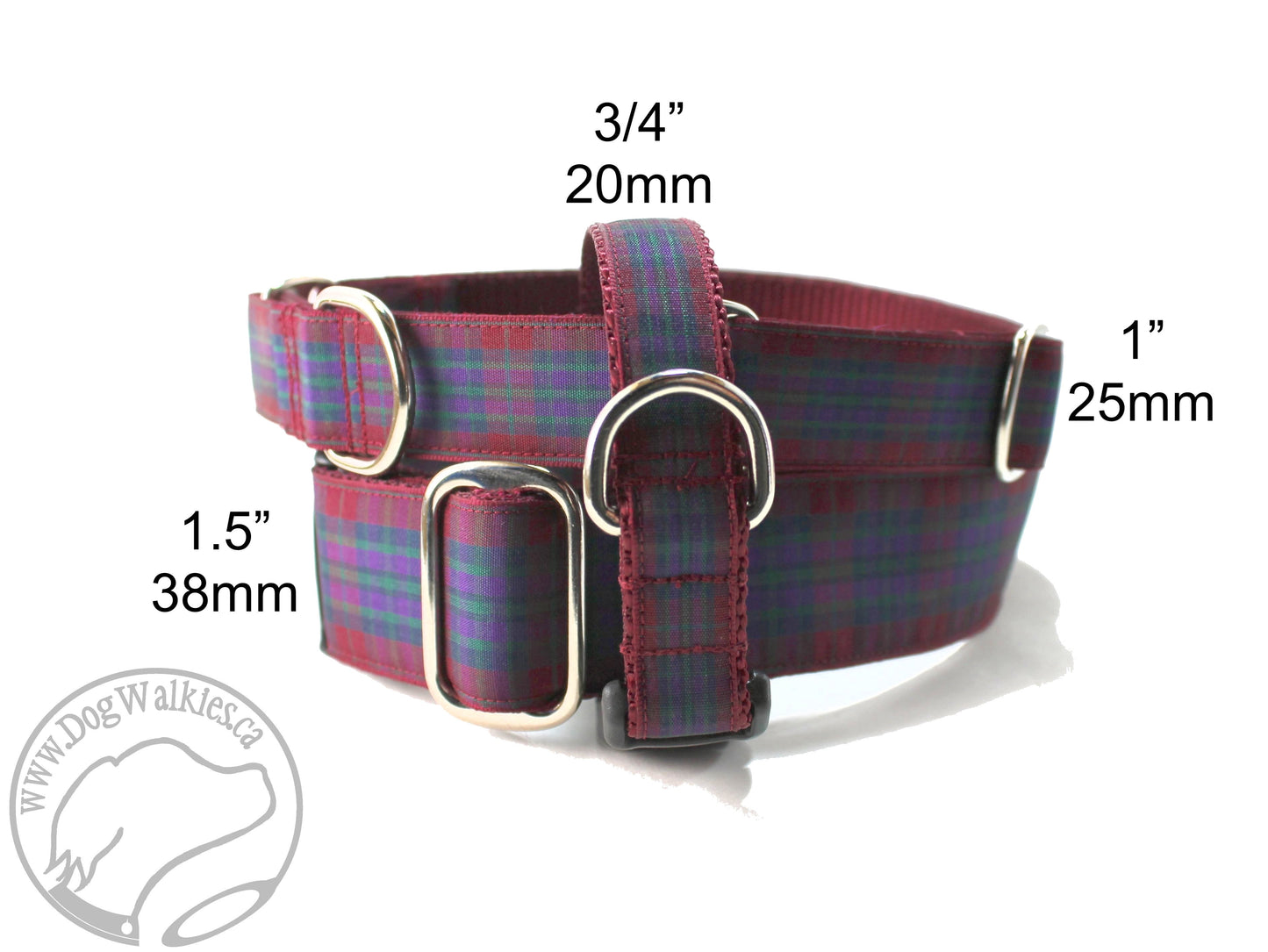 Pride of Scotland Autumn tartan - dog collar
