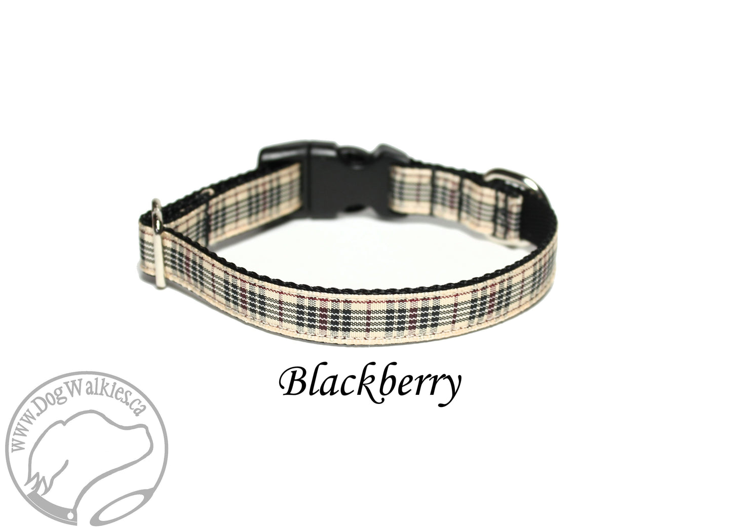 Tartan Cat Collar - Breakaway - 1/2" (12mm) wide