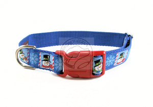 Winter Frosty - nylon dog collar