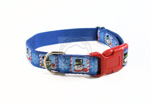 Winter Frosty - nylon dog collar