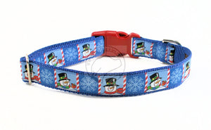 Winter Frosty - nylon dog collar