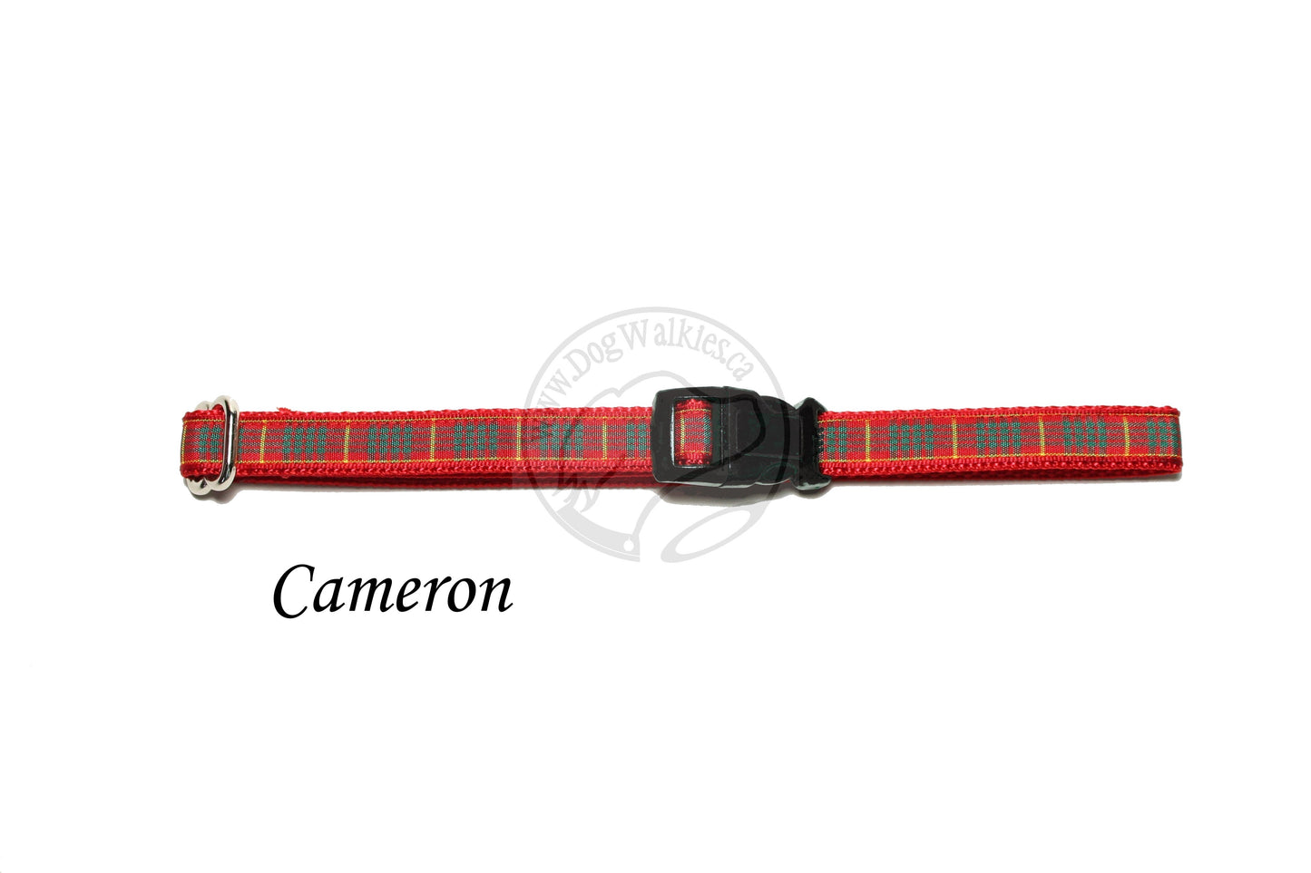 Tartan Cat Collar - Breakaway - 1/2" (12mm) wide