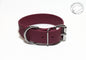 Wine Merlot Biothane Dog Collar - Extra Wide - 1.5 inch (38mm) wide