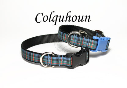 Colquhoun Clan tartan - dog collar