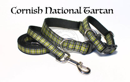Tartan Dog Leash - Cornish National Tartan