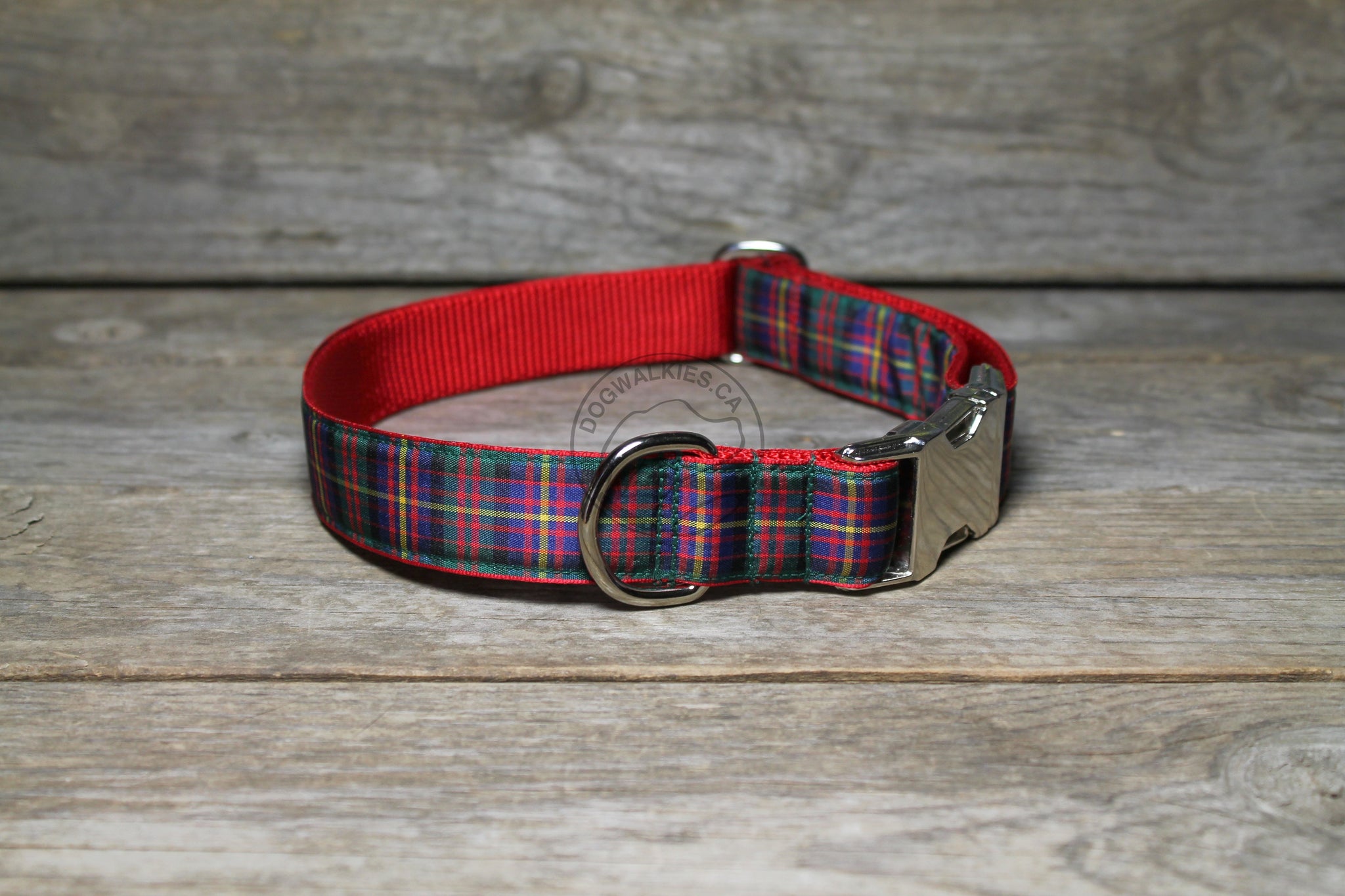 Cameron of Erracht clan tartan - dog collar