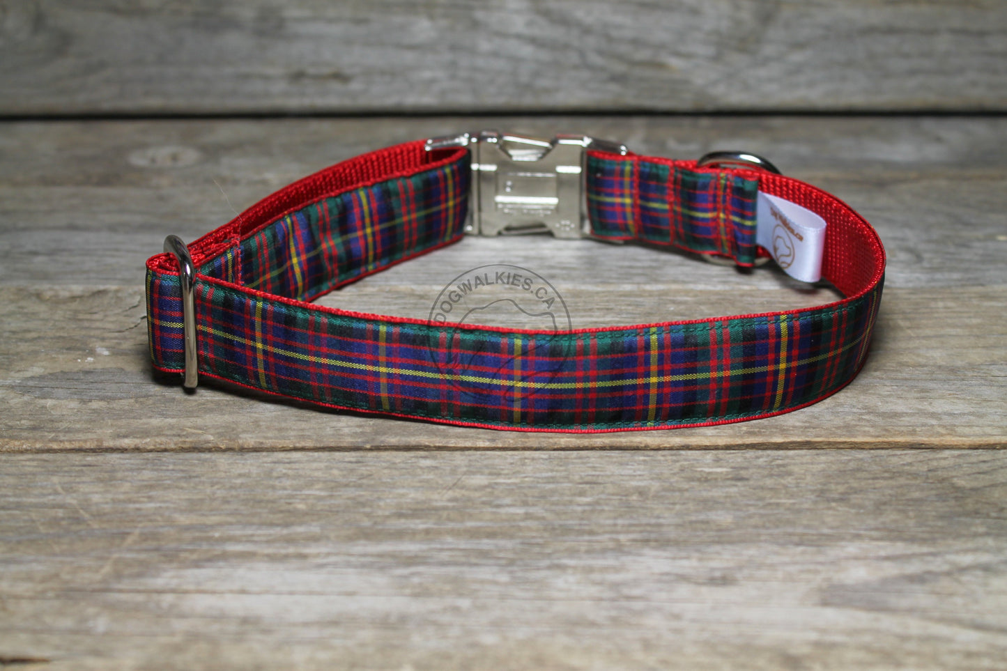 Cameron of Erracht clan tartan - dog collar
