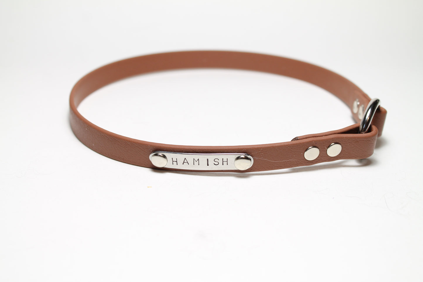 ****NEW Name Tags - hand stamped - custom - tag ONLY - collar not included!!