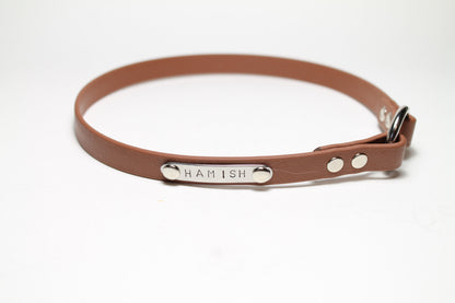 ****NEW Name Tags - hand stamped - custom - tag ONLY - collar not included!!