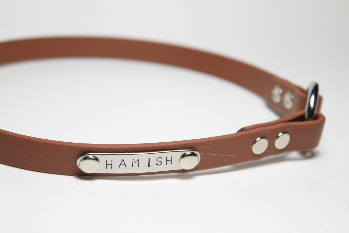 ****NEW Name Tags - hand stamped - custom - tag ONLY - collar not included!!