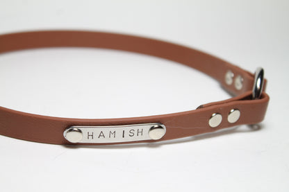 ****NEW Name Tags - hand stamped - custom - tag ONLY - collar not included!!