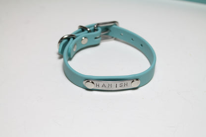 ****NEW Name Tags - hand stamped - custom - tag ONLY - collar not included!!