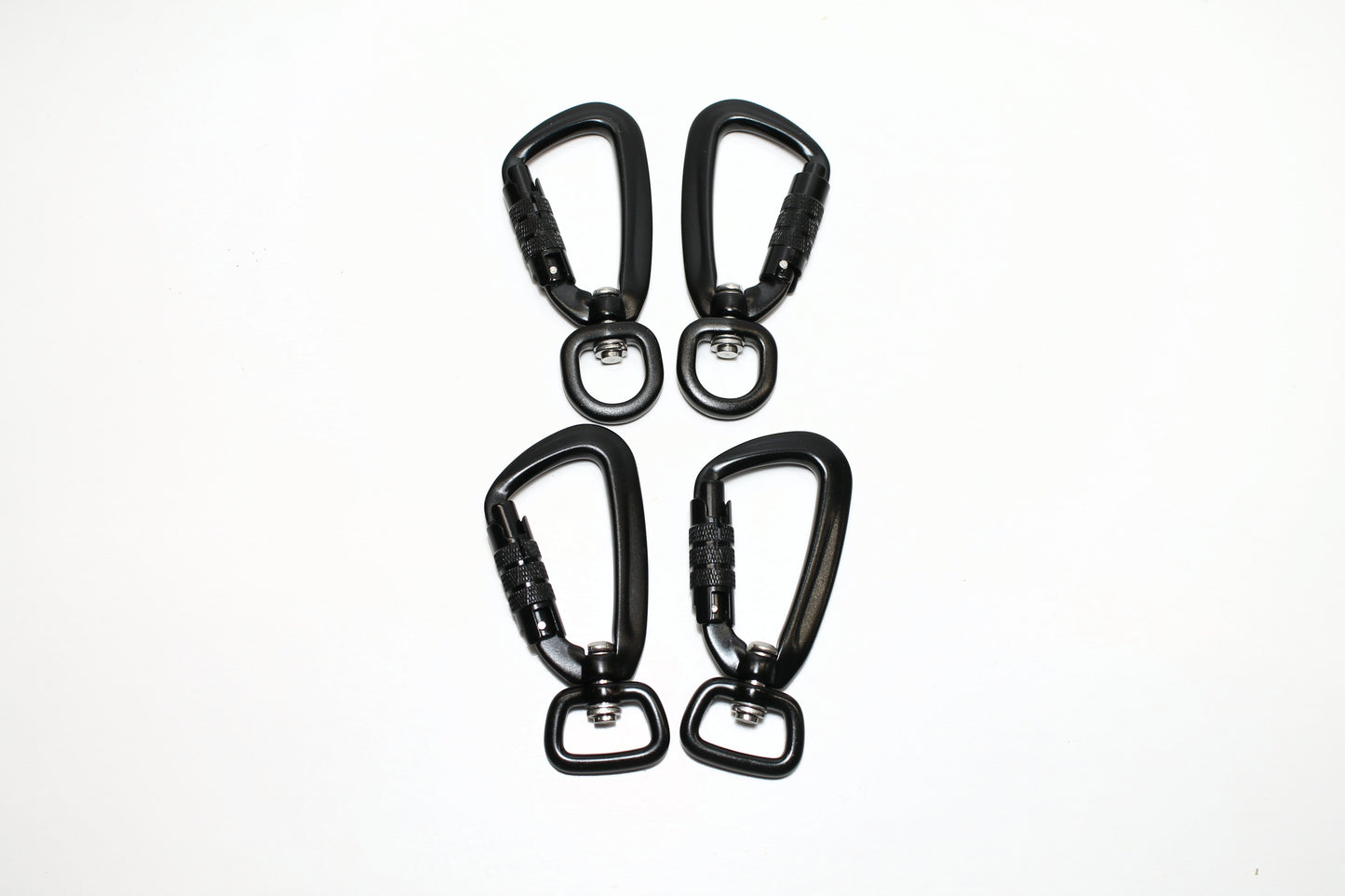 Upgrade for leashes - black locking carabiner