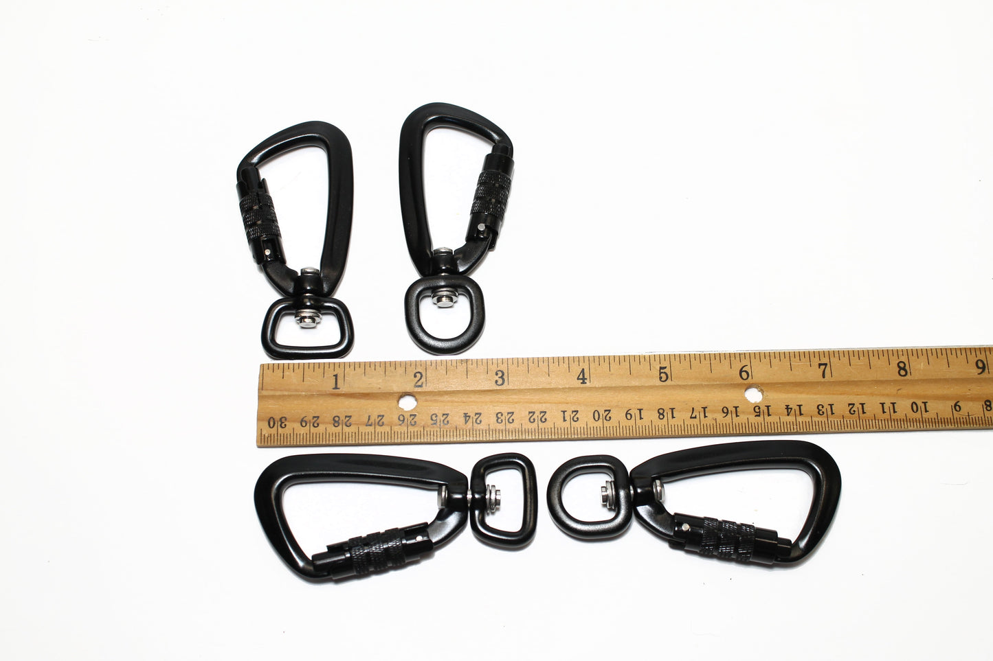 Upgrade for leashes - black locking carabiner