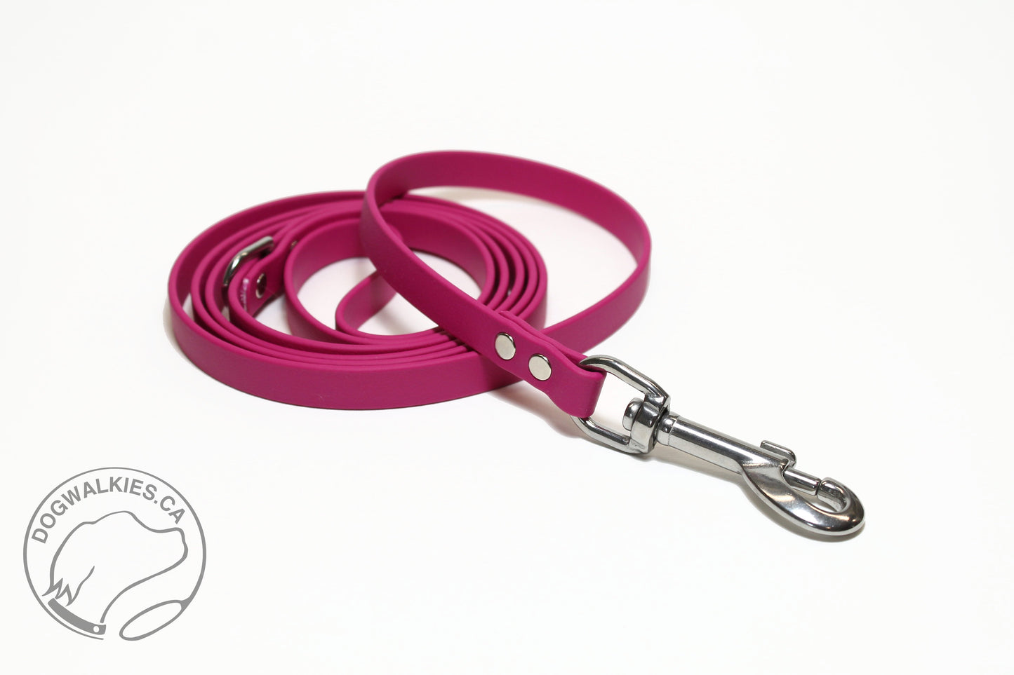 Raspberry Pink Biothane Small Dog Leash