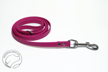 Raspberry Pink Biothane Small Dog Leash