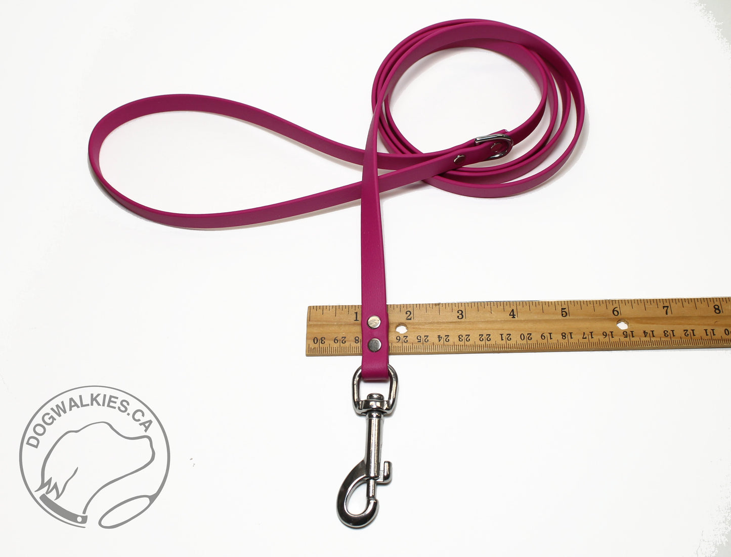 Raspberry Pink Biothane Small Dog Leash