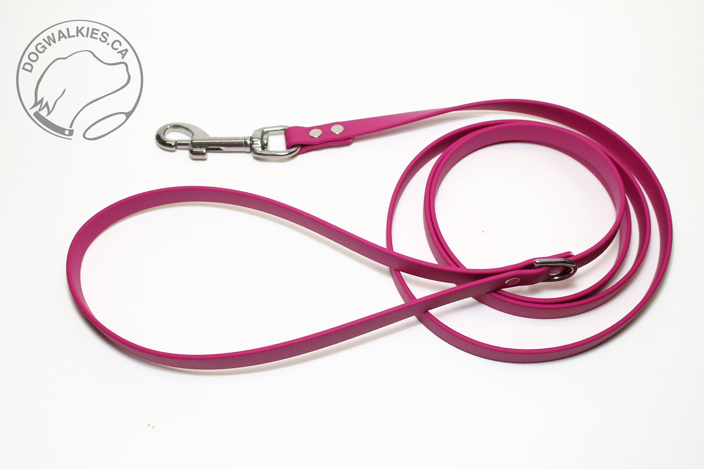 Thin Biothane Leash 1/2" (12mm) wide - waterproof leash - all colours