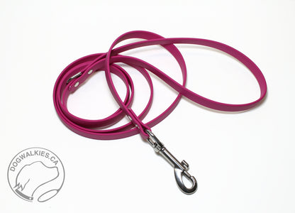 Raspberry Pink Biothane Small Dog Leash