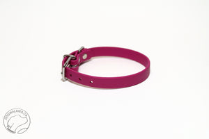 **NEW Raspberry Pink Biothane Small Dog Collar - 1/2" (12mm) wide
