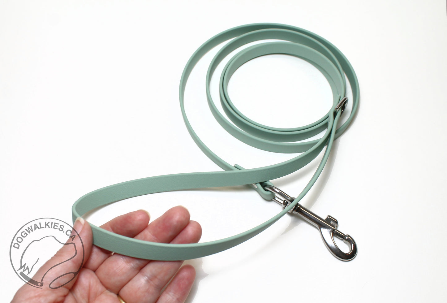 Sage Green Biothane Small Dog Leash