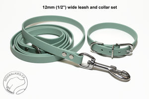 Sage Green Biothane Small Dog Leash