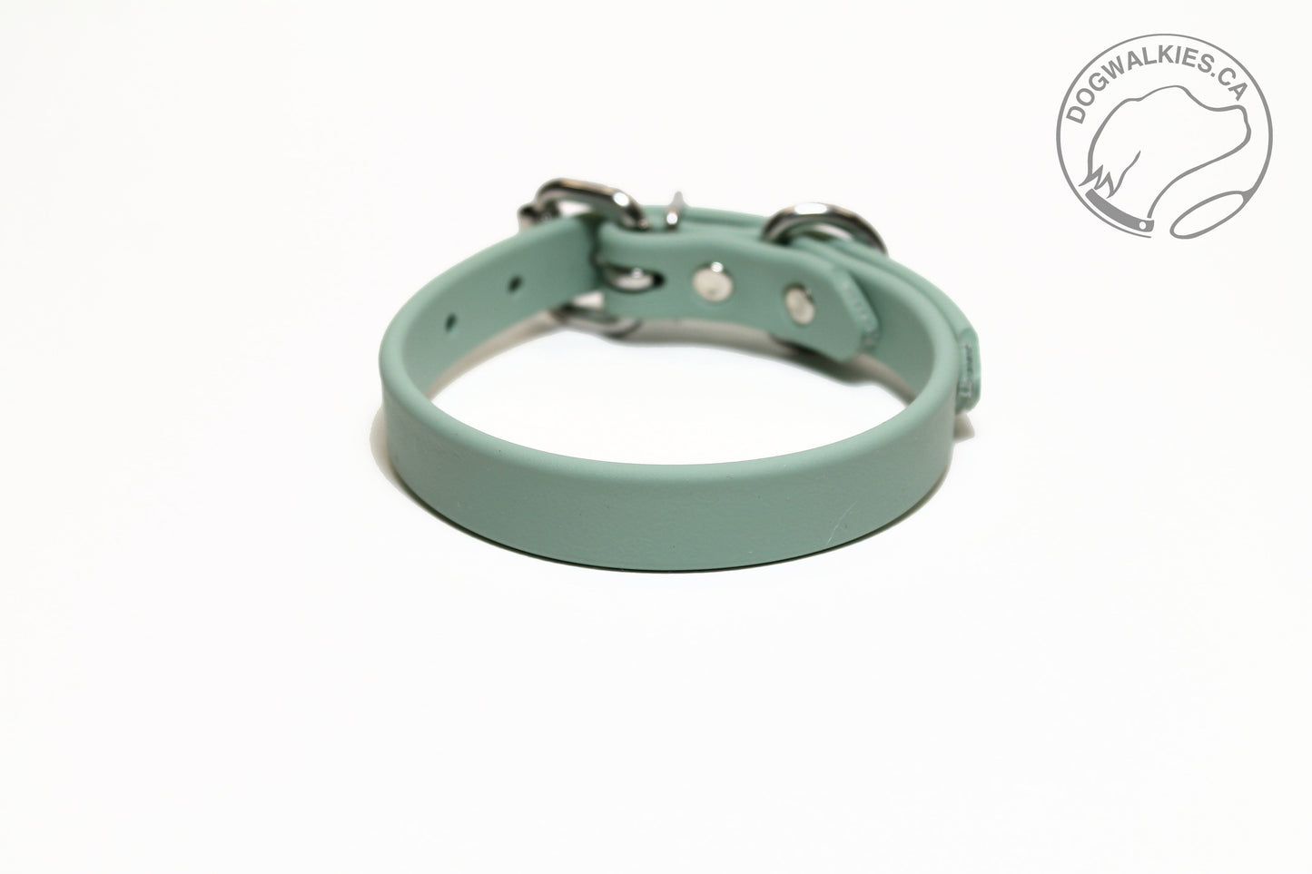 Sage Green Biothane Dog Collar - 5/8"(16mm) wide