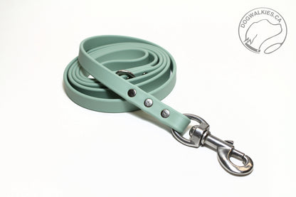 Sage Green Regular Biothane Dog Leash - Regular 16mm (5/8") width