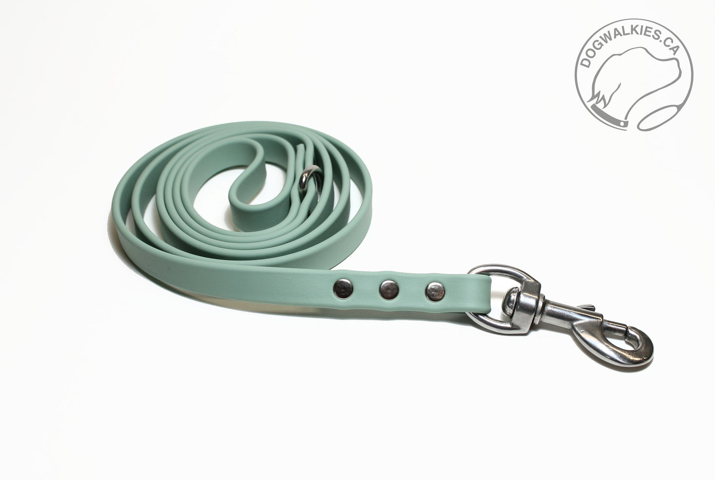 Sage Green Regular Biothane Dog Leash - Regular 16mm (5/8") width