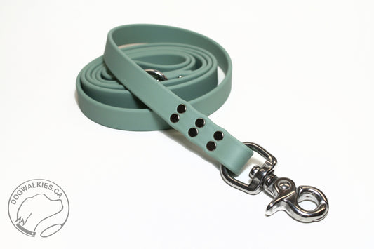 Sage Green Biothane Large Dog Leash