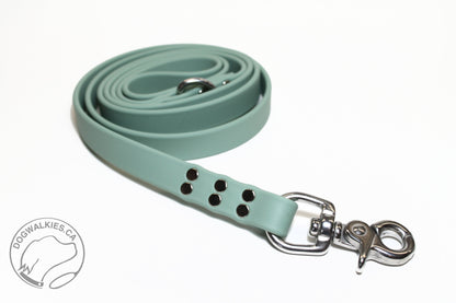 Sage Green Biothane Large Dog Leash