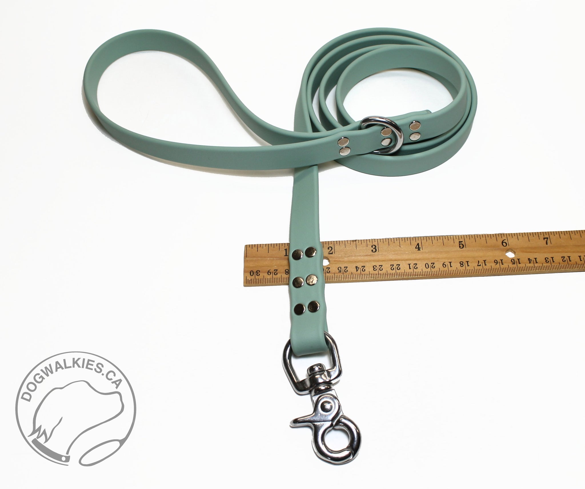 Sage Green Biothane Large Dog Leash