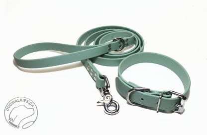 Sage Green Biothane Large Dog Leash